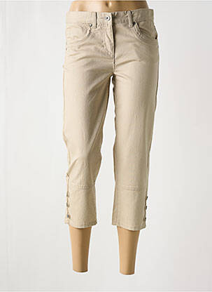 Pantalon trei sferturi bej JENSEN femeie