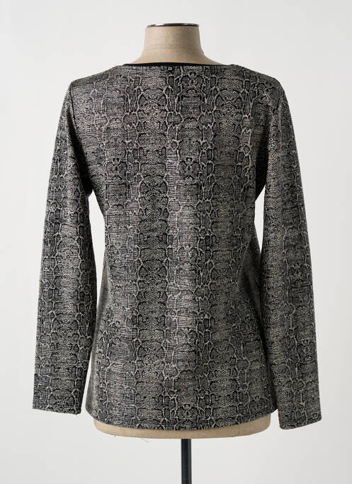 Tricou croială cambrată mâneci lungi negru FRED SABATIER femme