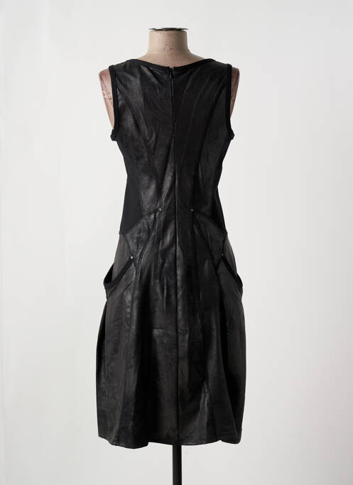 Rochie midi negru 3322 femeie