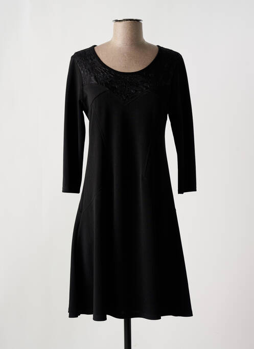 Rochie midi negru 3322 femeie