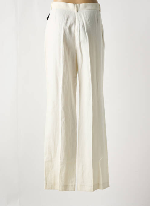 Pantalon larg bej SAINT HILAIRE femeie