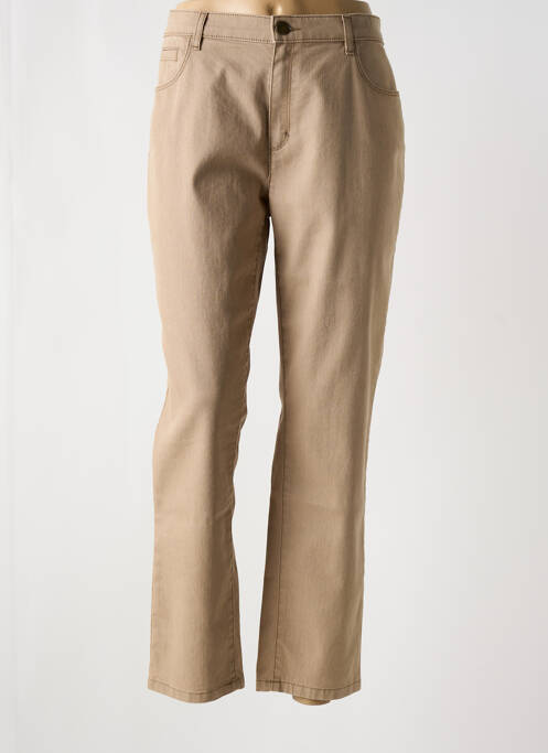 Pantalon drept maro SAINT HILAIRE femeie
