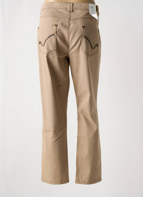 Pantalon drept maro SAINT HILAIRE femeie