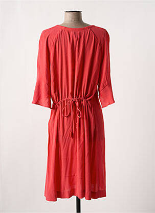 Rochie scurtă croială fluidă mâneci 3/4 roz STELLA FOREST femeie