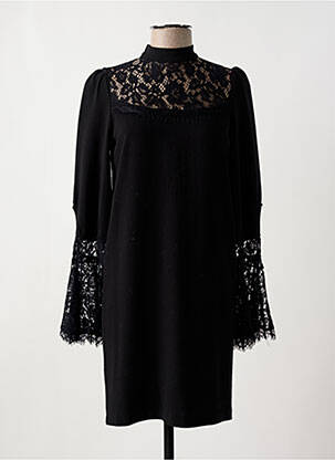 Rochie midi mâneci lungi mâneci lungi negru BELAIR femeie