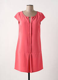 Rochie scurtă mâneci scurte mâneci scurte roz I.CODE (By IKKS) femeie