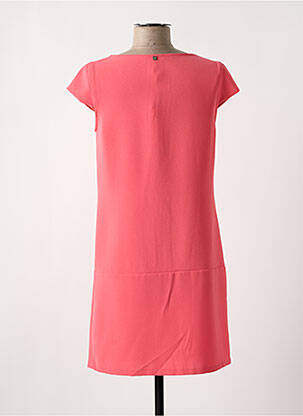 Rochie scurtă mâneci scurte mâneci scurte roz I.CODE (By IKKS) femeie