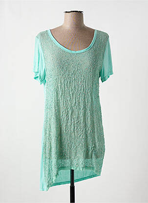 Tunică mâneci scurte verde CHARLIE JOE femeie