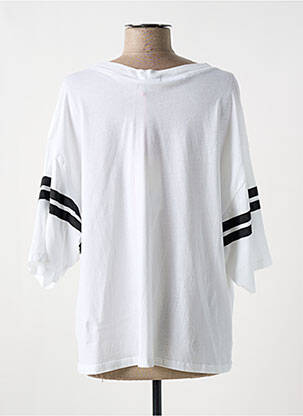 Tricou imprimeu fantezie mâneci scurte alb LIV BERGEN femeie
