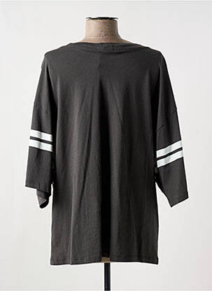 Tricou imprimeu fantezie mâneci scurte gri LIV BERGEN femeie