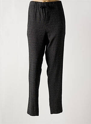 Pantalon drept talie elastică gri BELLEROSE femeie
