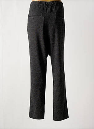 Pantalon drept talie elastică gri BELLEROSE femeie