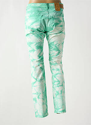 Pantalon slim buzunare verde MAISON SCOTCH femeie