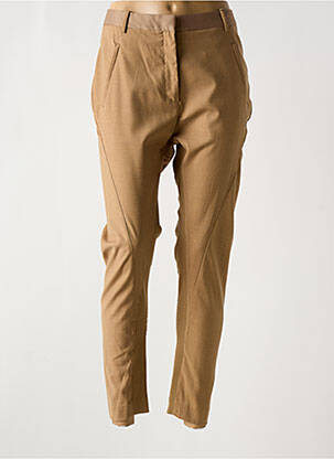 Pantalon drept bej MALENE BIRGER femeie