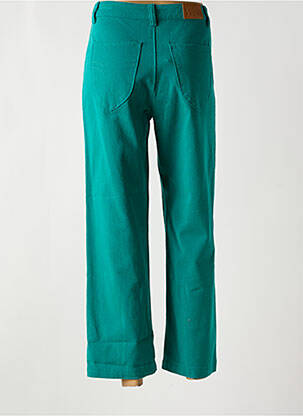 Pantalon drept buzunare verde WILD femeie