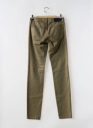 Pantalon slim buzunare auriu SET femeie