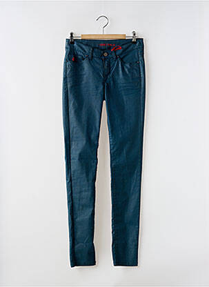Pantalon slim conic albastru I.CODE (By IKKS) femeie