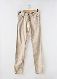 Pantalon slim buzunare bej MAYJUNE femme