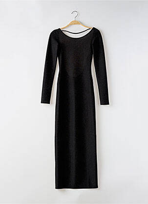 Rochie lungă mâneci lungi mâneci lungi negru KARMA KOMA femeie
