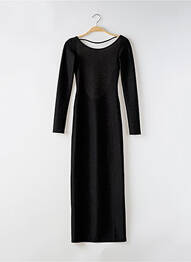 Rochie lungă mâneci lungi mâneci lungi negru KARMA KOMA femeie