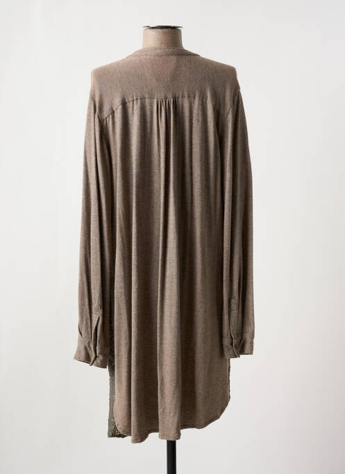 Rochie midi bej CHARLIE JOE femeie