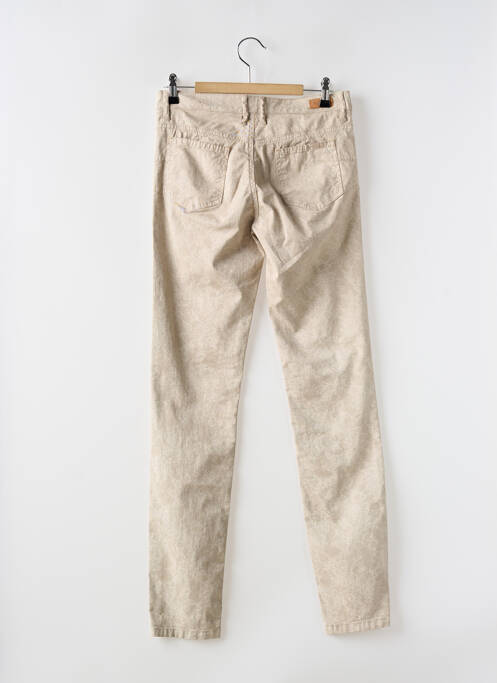 Pantalon slim bej MAYJUNE femeie