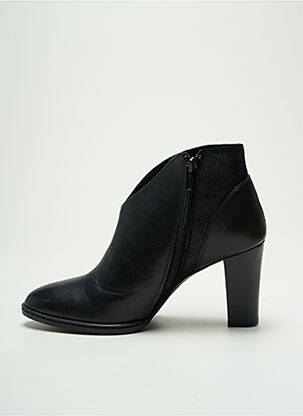 Botine/ghete material neted toc de 4 la 6 cm negru MYMA femeie