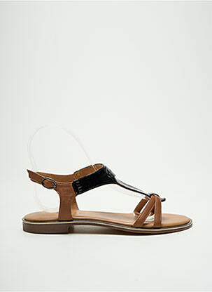 Sandale/Pantofi decupați maro ADIGE femeie