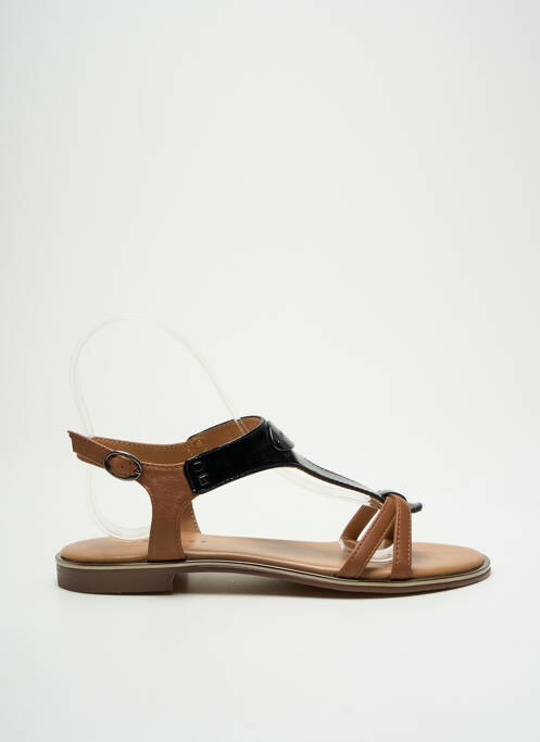 Sandale/Pantofi decupați maro ADIGE femeie