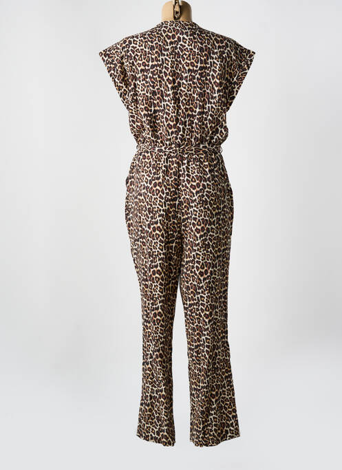 Salopetă-pantalon bej PIECES femeie