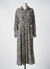 Rochie lungă mâneci lungi mâneci lungi negru MSCH COPENHAGEN femeie
