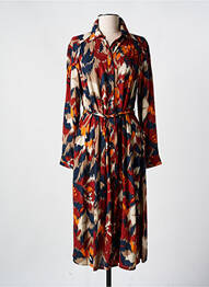 Rochie lungă mâneci lungi mâneci lungi maro B.YOUNG femme