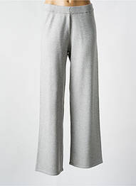 Pantalon evazat talie elastică gri NOISY MAY femme