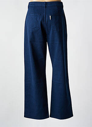 Pantalon evazat croială evazată albastru MUS & BOMBON femeie