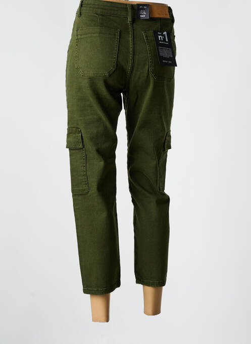 Pantalon 7/8 verde NOISY MAY femeie