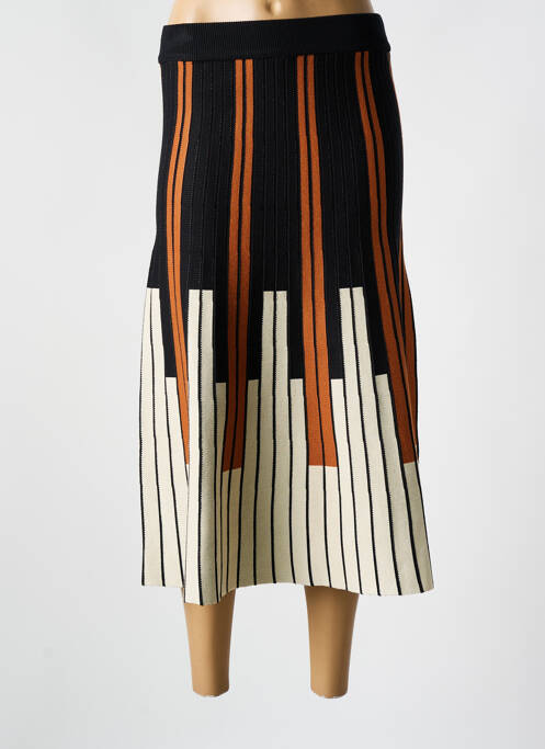 Fustă midi negru SK femeie