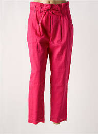 Pantalon 7/8 talie înaltă talie înaltă roz MOLLY BRACKEN femme