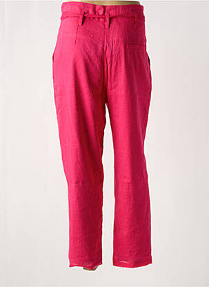 Pantalon 7/8 talie înaltă talie înaltă roz MOLLY BRACKEN femeie