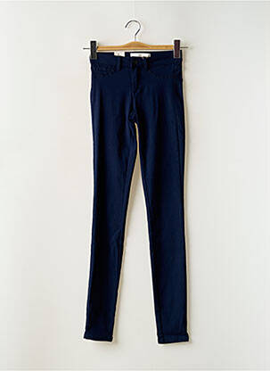 Pantalon slim albastru PIECES femeie