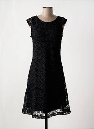 Rochie midi mâneci scurte mâneci scurte negru STREET ONE femeie