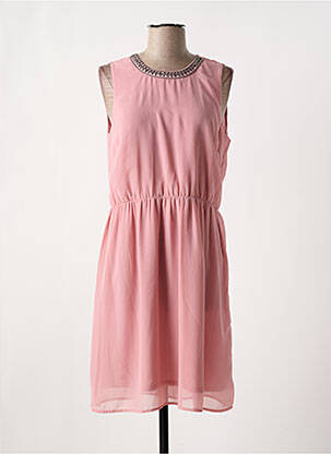 Rochie midi roz VERO MODA femeie