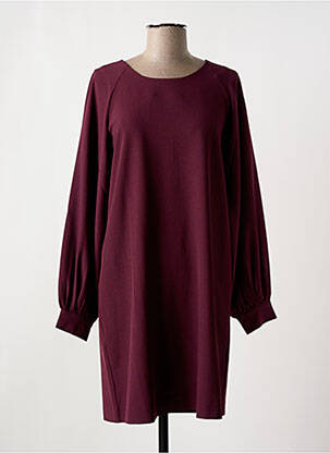 Rochie scurtă mâneci lungi mâneci lungi violet ICHI femeie