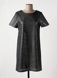 Rochie scurtă mâneci scurte mâneci scurte argintiu NOISY MAY femme