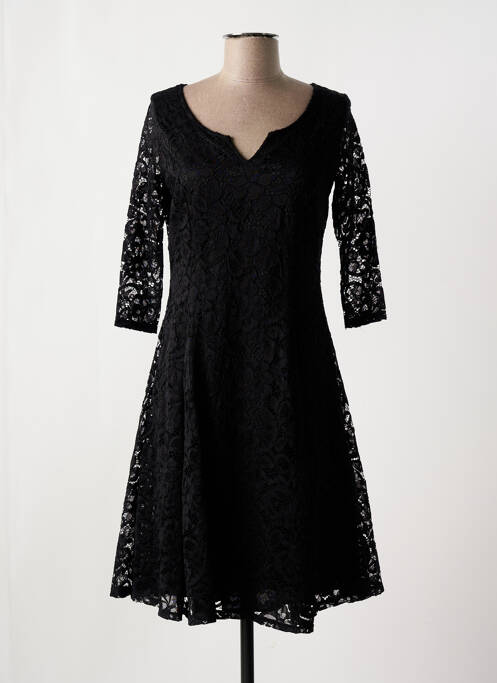 Rochie midi negru REVD'ELLE femeie