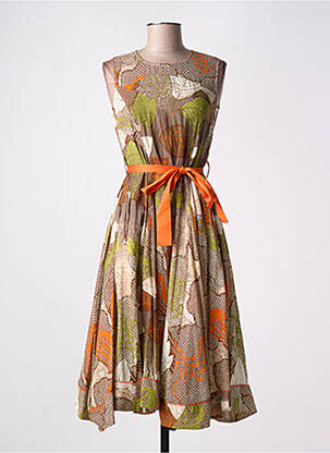 Rochie midi portocaliu HICH USE femeie