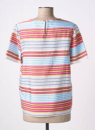 Top imprimeu fantezie mâneci scurte albastru PAUL SMITH femeie