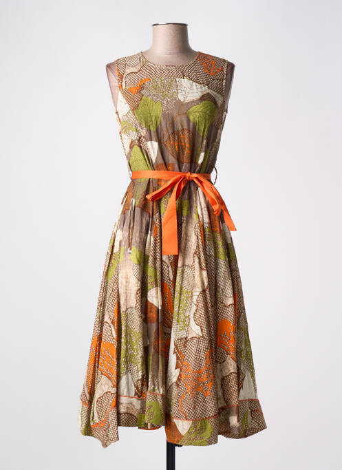 Rochie midi portocaliu HICH USE femeie