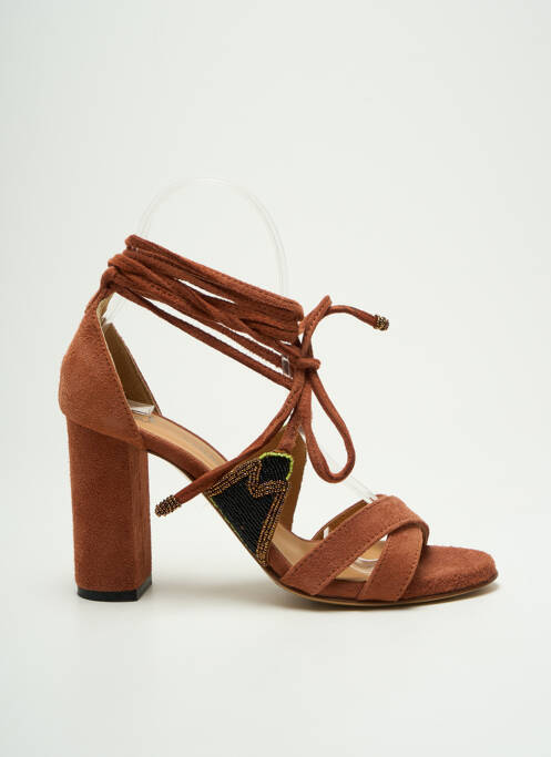 Sandale/Pantofi decupați maro MALIPARMI femeie