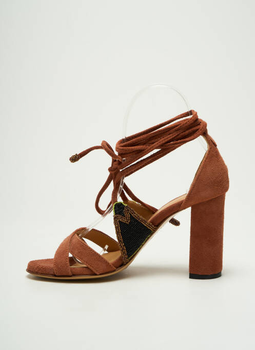 Sandale/Pantofi decupați maro MALIPARMI femeie