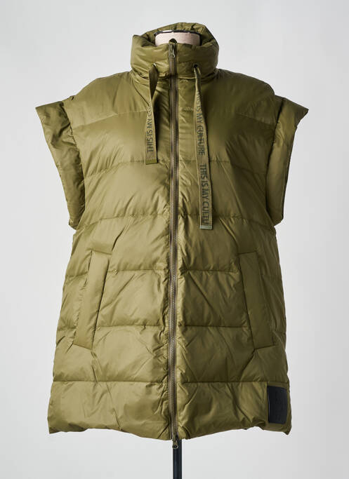 Geacă matlasată verde CULTURE femeie